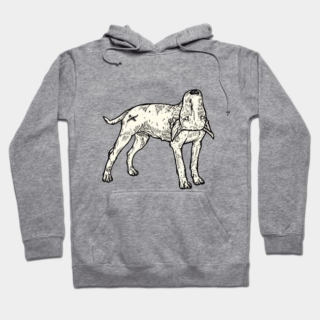 Dog Hoodie by Weird Swirl